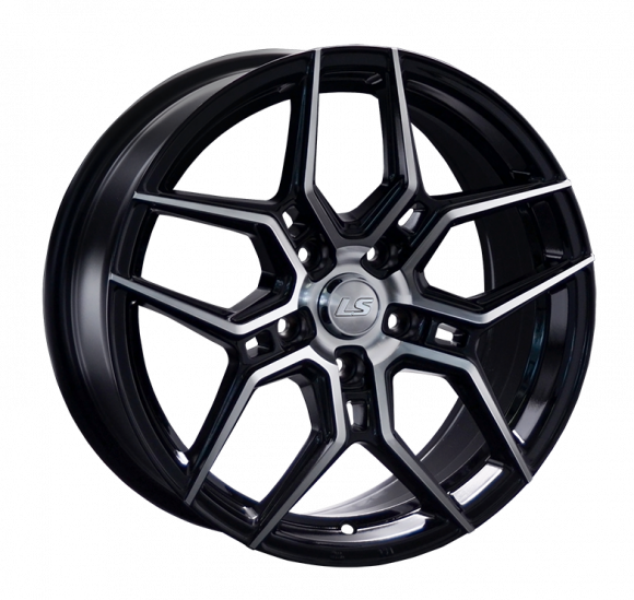 LS Wheels LS 1266 7.5Jx17 5x114.3 ET40 DIA60.1 BKF